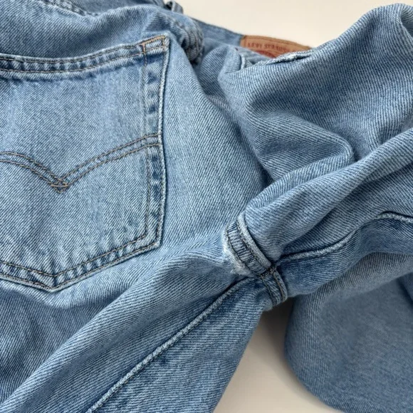 Levi's Women's '94 Baggy Jeans Straight Leg Mid Rise 90s Distressed Size 28 - Picture 8 of 12